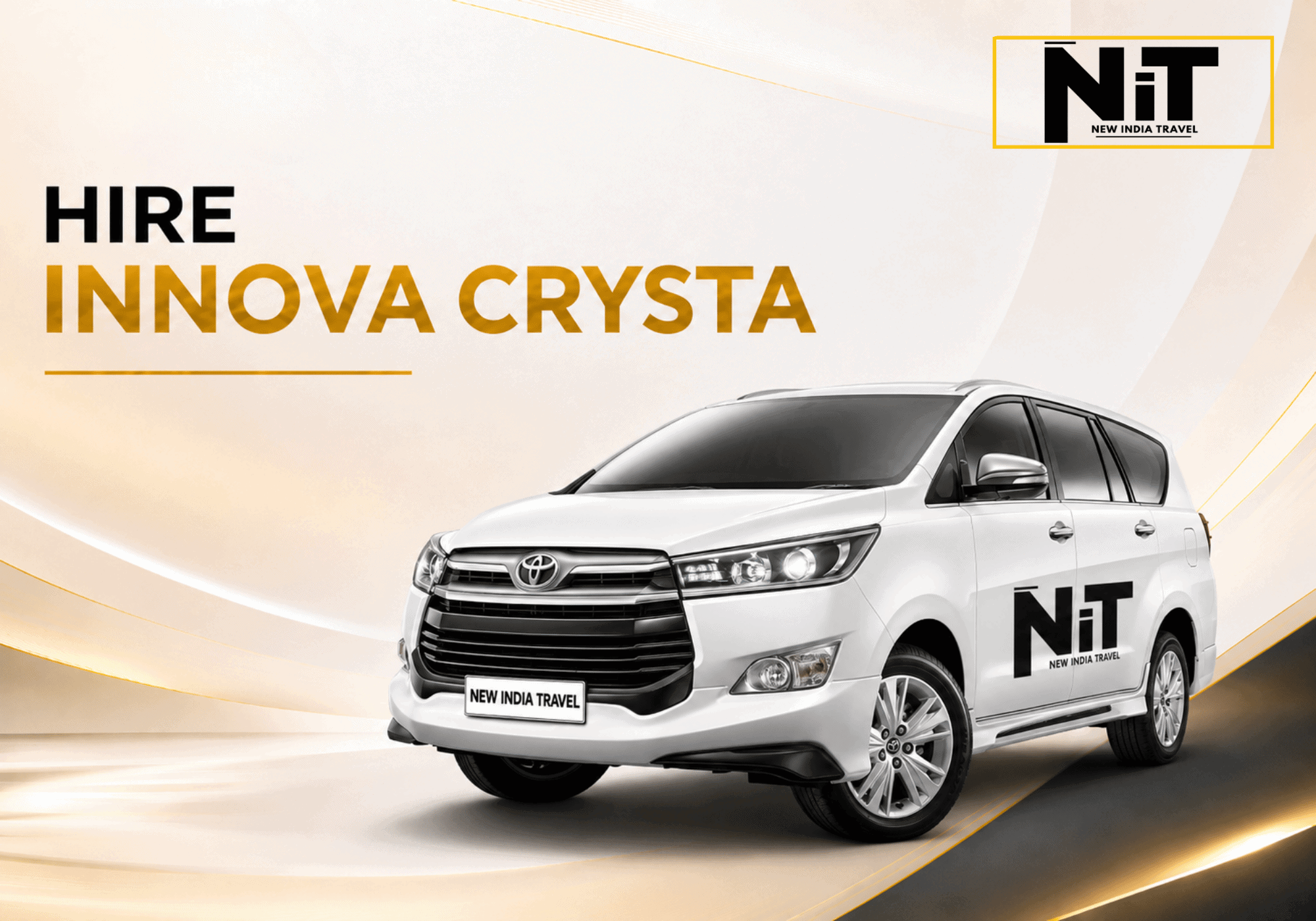 Innova Crysta cab in Kota for family and outstation travel