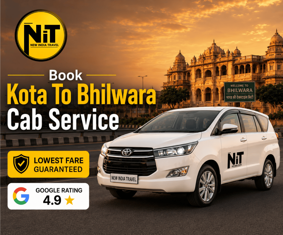 Kota to Bhilwara cab service by New India Travel