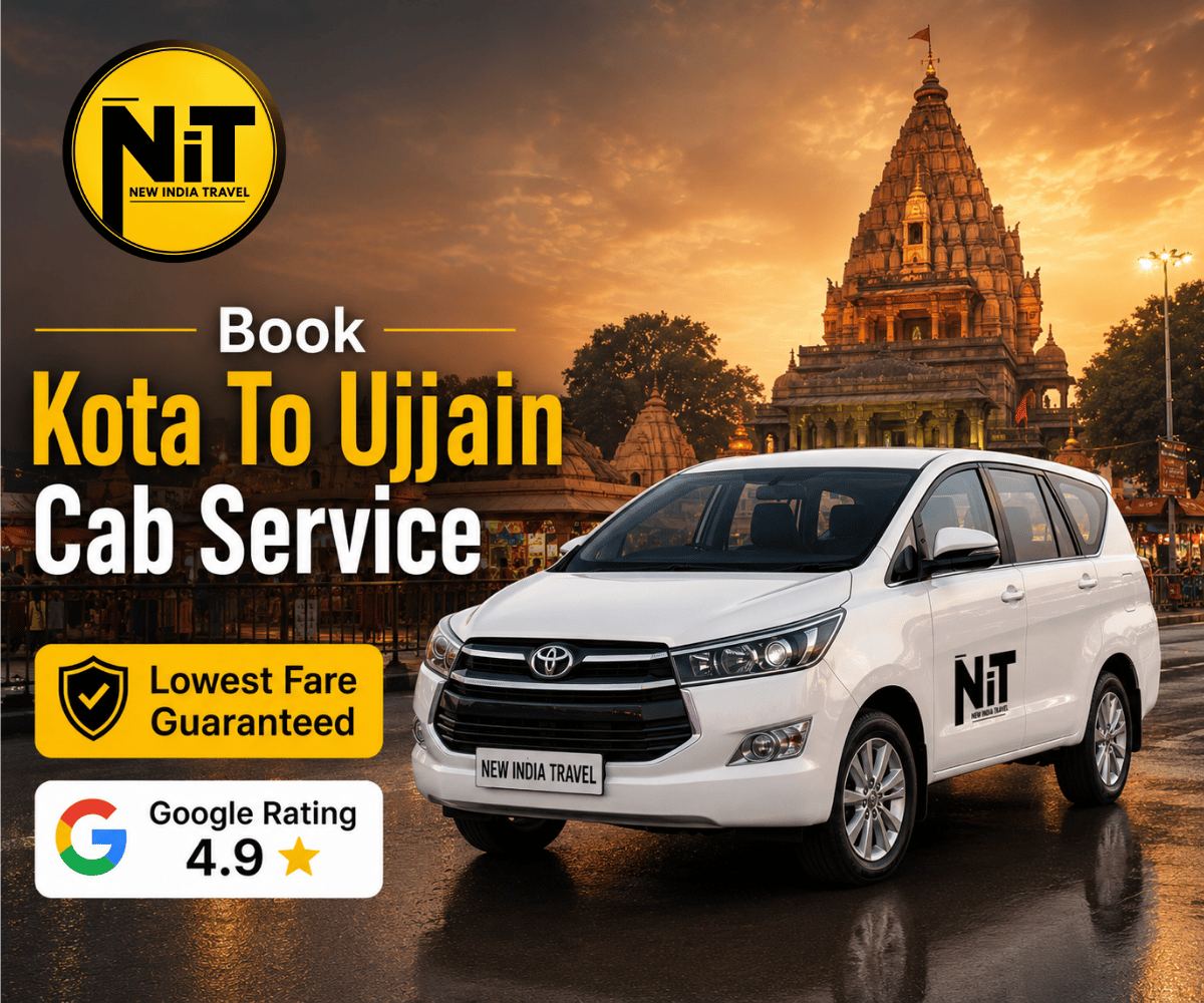 Kota to Ujjain taxi service for outstation cab booking