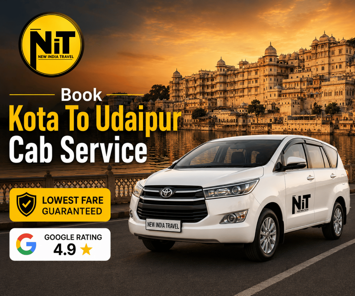 Kota to Udaipur cab service with one way taxi booking